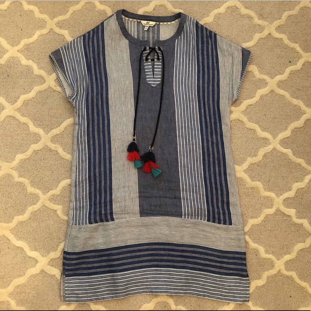 Vineyard Vines blue stripe dress